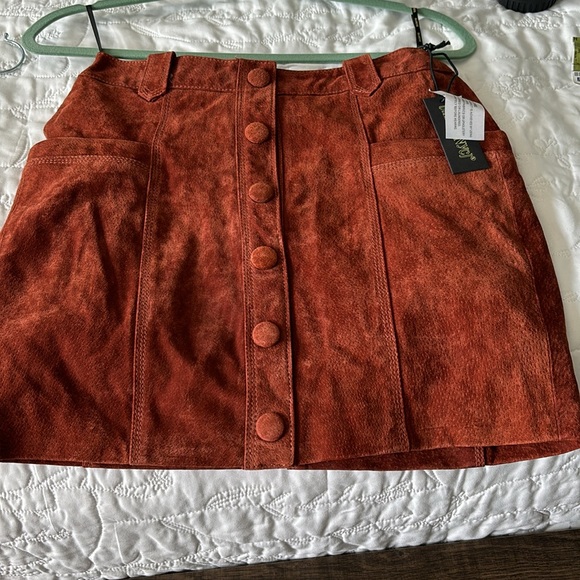 Blanknyc genuine leather skirt - Picture 5 of 11